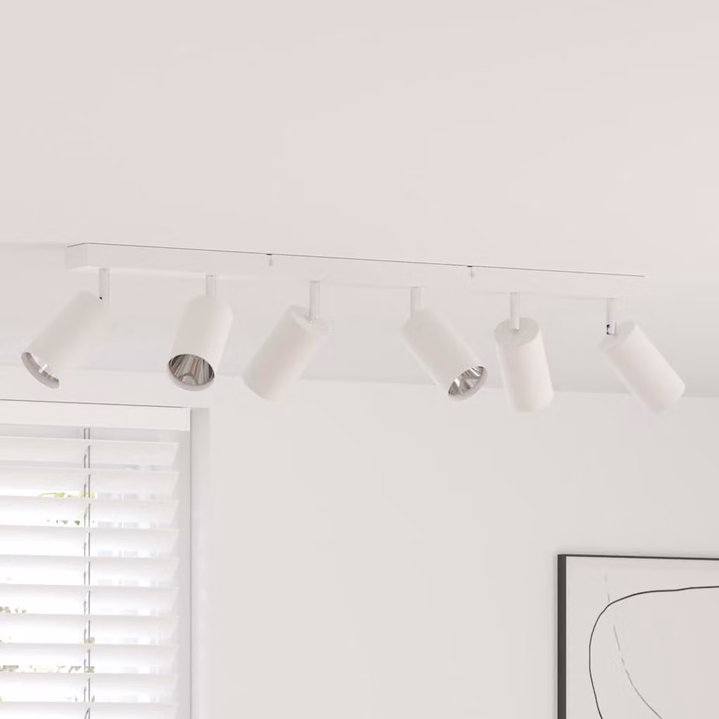 Faretto da soffitto Bianco 73 x 6 x 16 cm Metallo