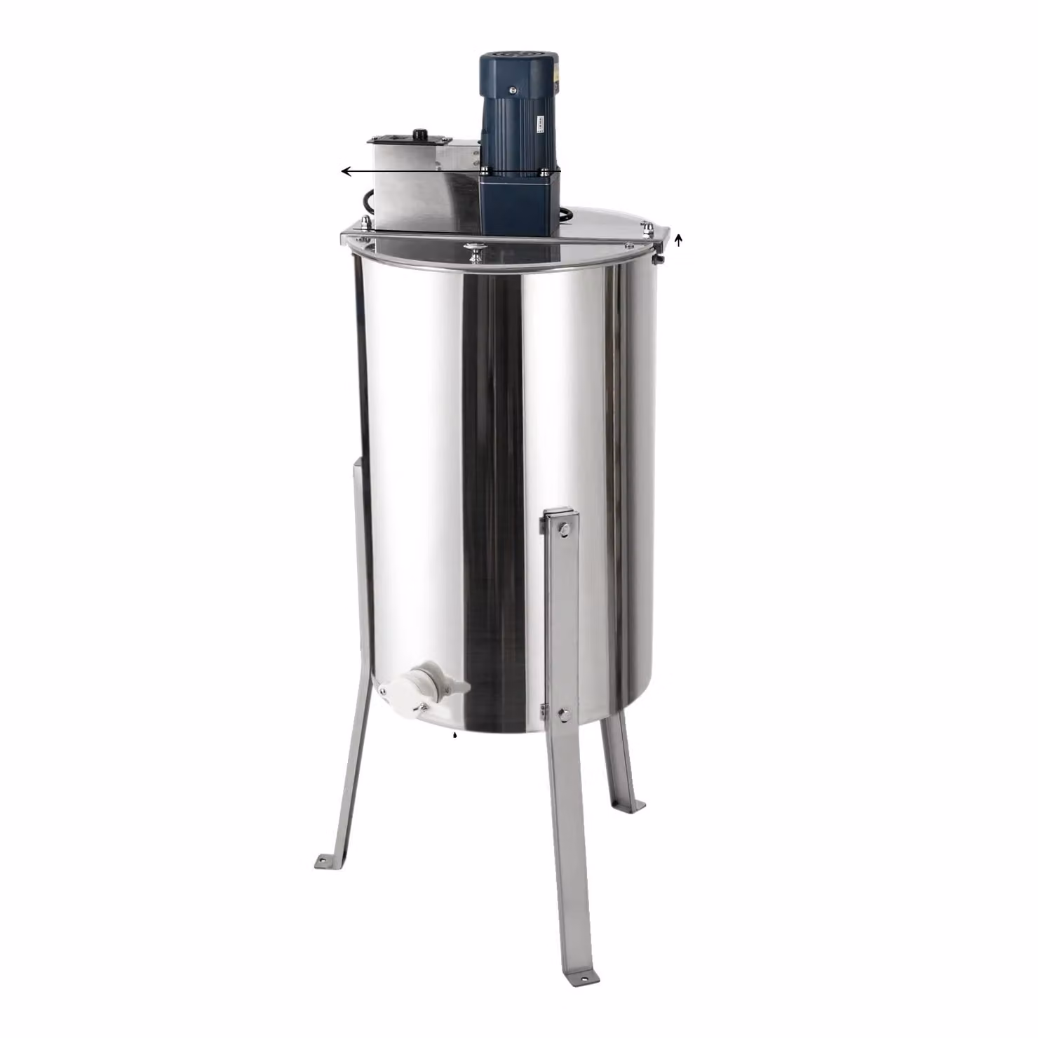Smelatore elettrico, potenza 140W, velocità 370 giri/min, argento