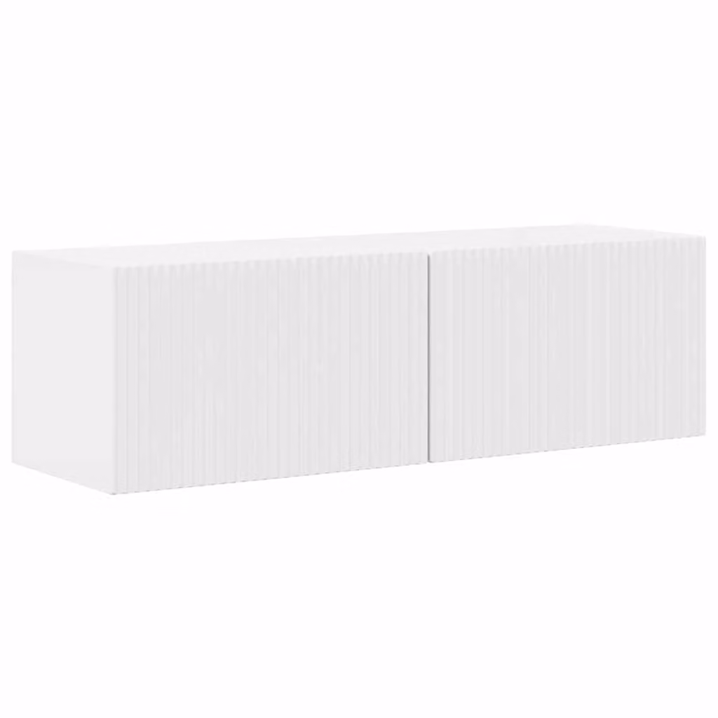 Mobile TV da parete vidaXL Bianco Lucido L 98 cm x P 31 cm x H 29,5 cm
