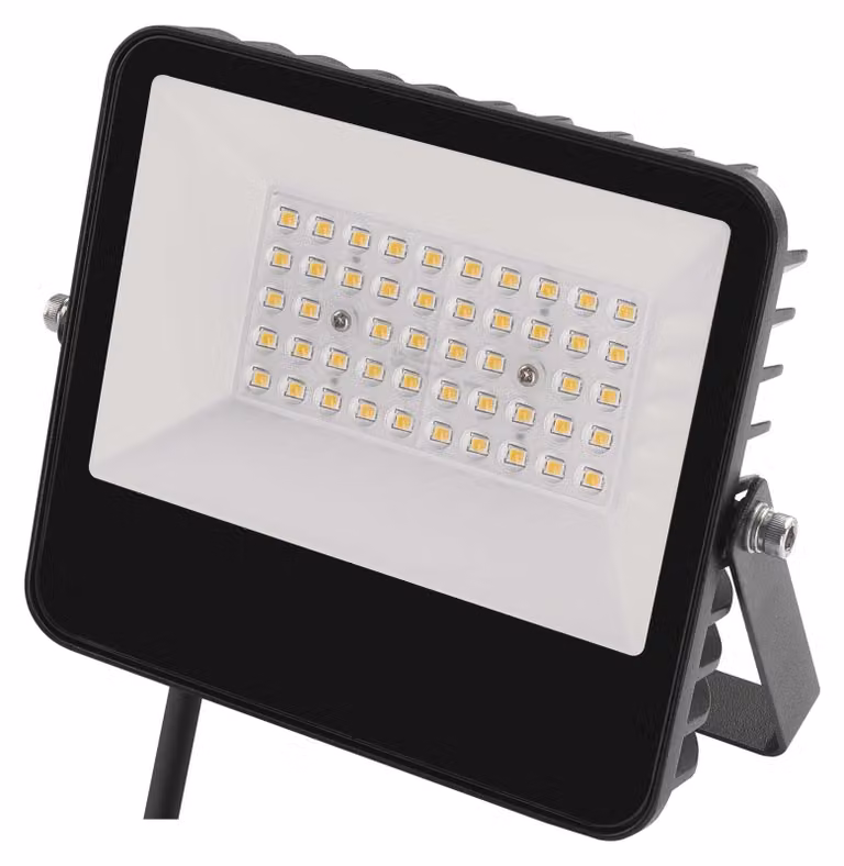 EMOS Faretto LED AVENO 30W, proiettore in alluminio impermeabile IP66 per ambienti umidi, interni ed esterni, luminosità 4500lm, bianco neutro 4000K, ZS2423