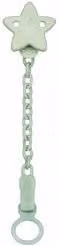 Porta succhietto Chicco Easy clip con catenella Verde