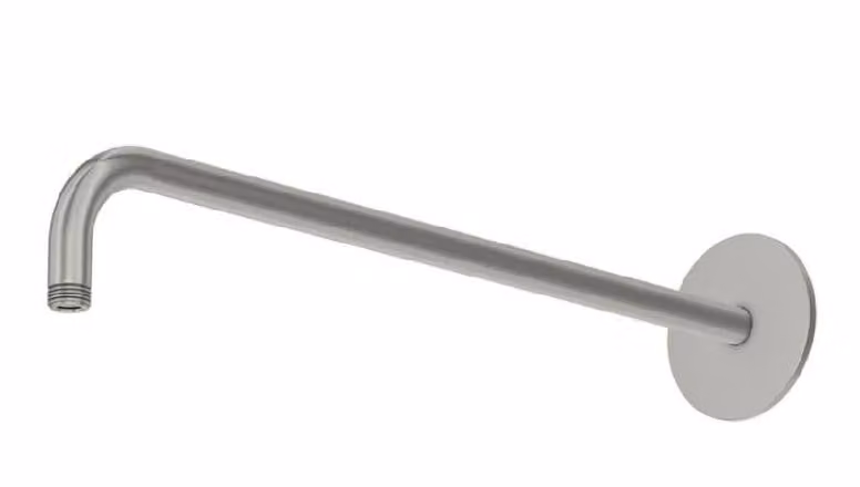 Steinberg Série 100 Bras de douche, 450mm, support mural renforcé, rond, 1007910BN, 1007910BN