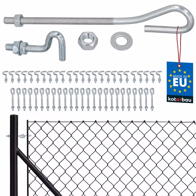 KOTARBAU® 25 Pezzi Tiranti per Filo Acciaio M6 Tenditore Filo Tendicavo per Filo Acciaio Tendifilo Chiuso con Vite di Fissaggio Aperta