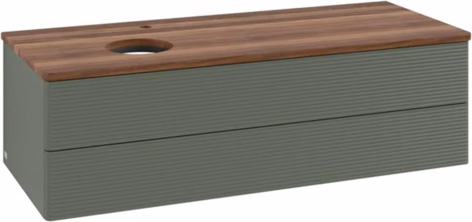 V&B Mobiletto con struttura frontale, con illuminazione Antao 120x36x50cm, HL, WBP w wa, le gre. m Lac