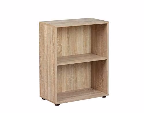 Libreria 2 ripiani Rovere 60 x 30 x 75 h cm Parini