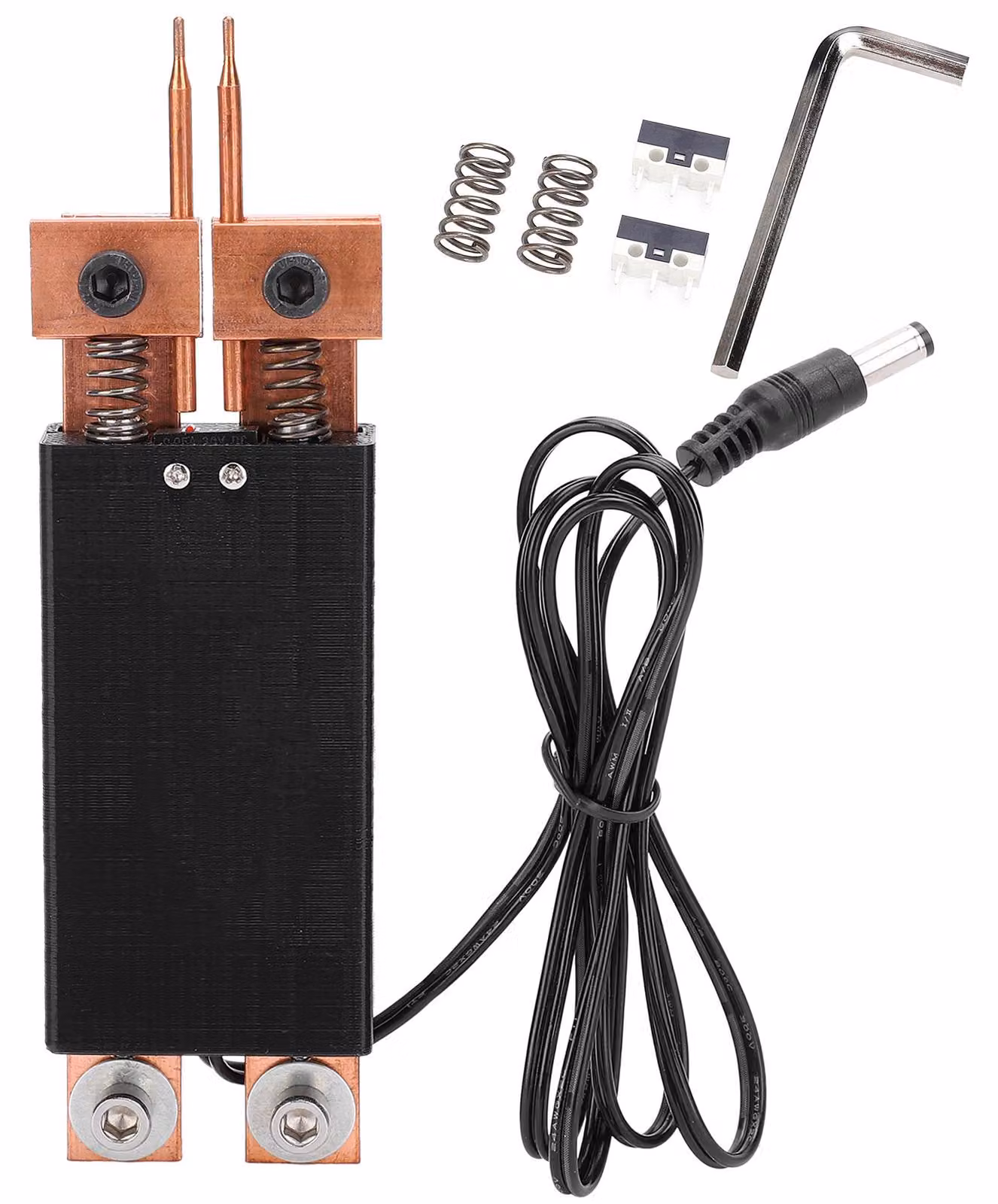 Saldatrice a punti portatile, automatica, per uso industriale, con trigger, accessorio, strumento, colore nero