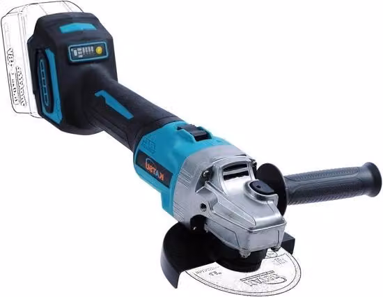 Smerigliatrice a filo Makita LXT 21V blu con 3 velocità e diametro 125 mm senza batteria o caricatore 102614