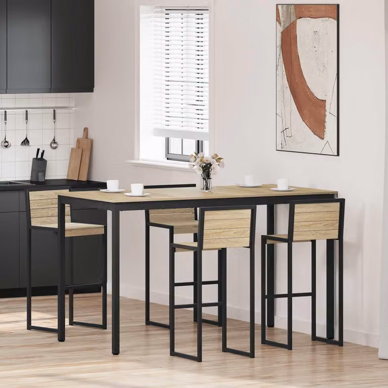 Maison Exclusive - Tavolino alto in materiale derivato dal legno, rettangolare