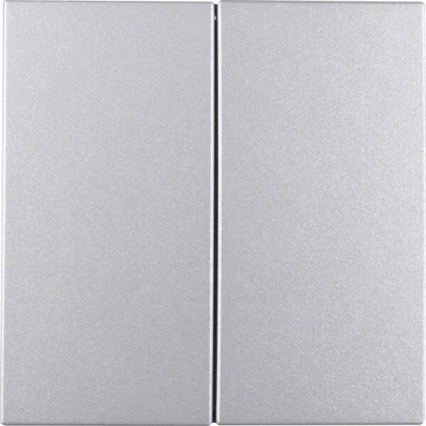 Berker 85142183 Pulsante doppio in alluminio, opaco Berker B.7