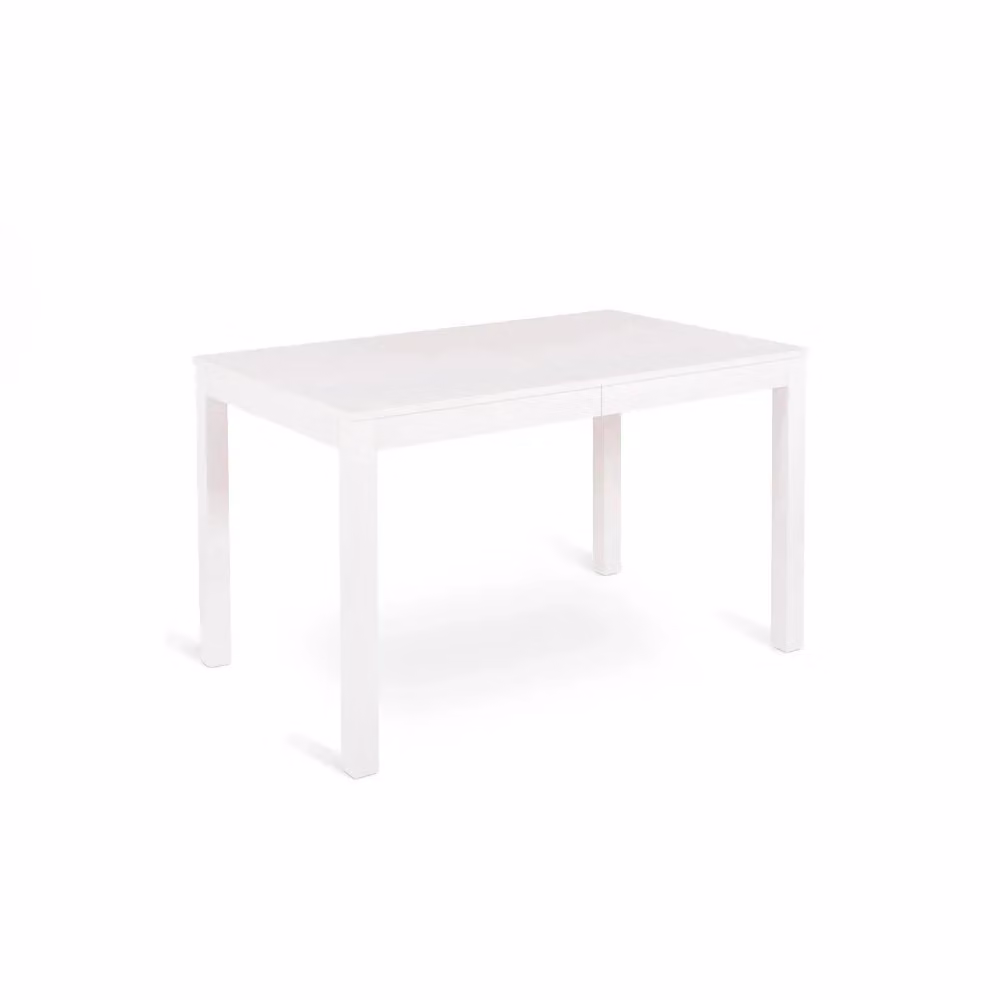 Tavolo da pranzo rettangolare allungabile Belfort Duzzle bianco con inserto in legno di faggio L: 130-210 cm, P: 80 cm, H: 76 cm – 2