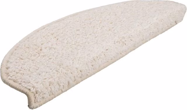 Tappetini per scale 30 pz | Gradini per Scale 65x21x4 cm Bianco Semicircolari Grandi