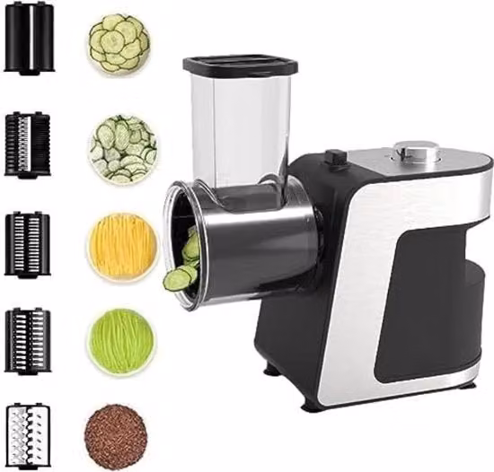 Raspatore elettrico per cucina - Affettatrice verdure - Multifunzionale mozziconatore - Affettatrice verdure multifunzionale