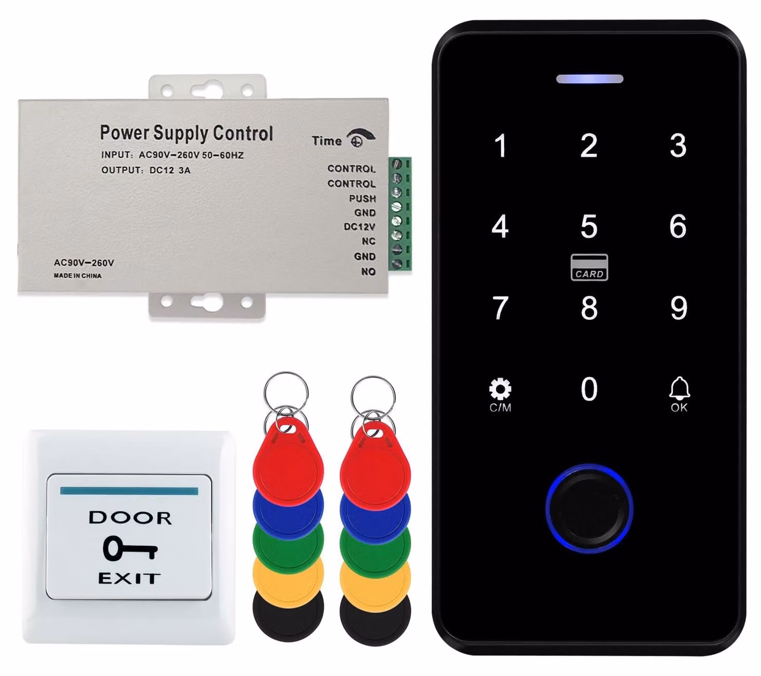 Sistemi di sicurezza domestica intelligenti con accesso tramite impronte digitali biometriche