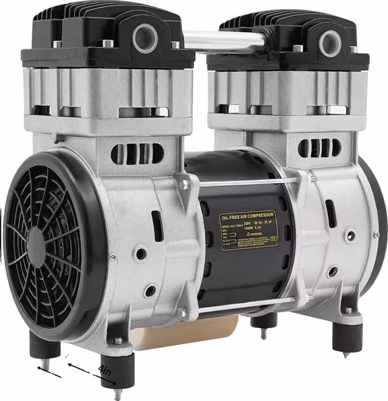 Testa della pompa per compressore d'aria, ad alte prestazioni, design resistente, 1500 W
