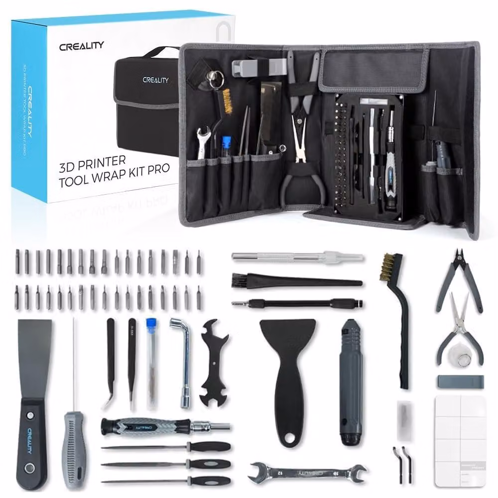 Kit di strumenti per stampanti 3D, composto da 74 pezzi