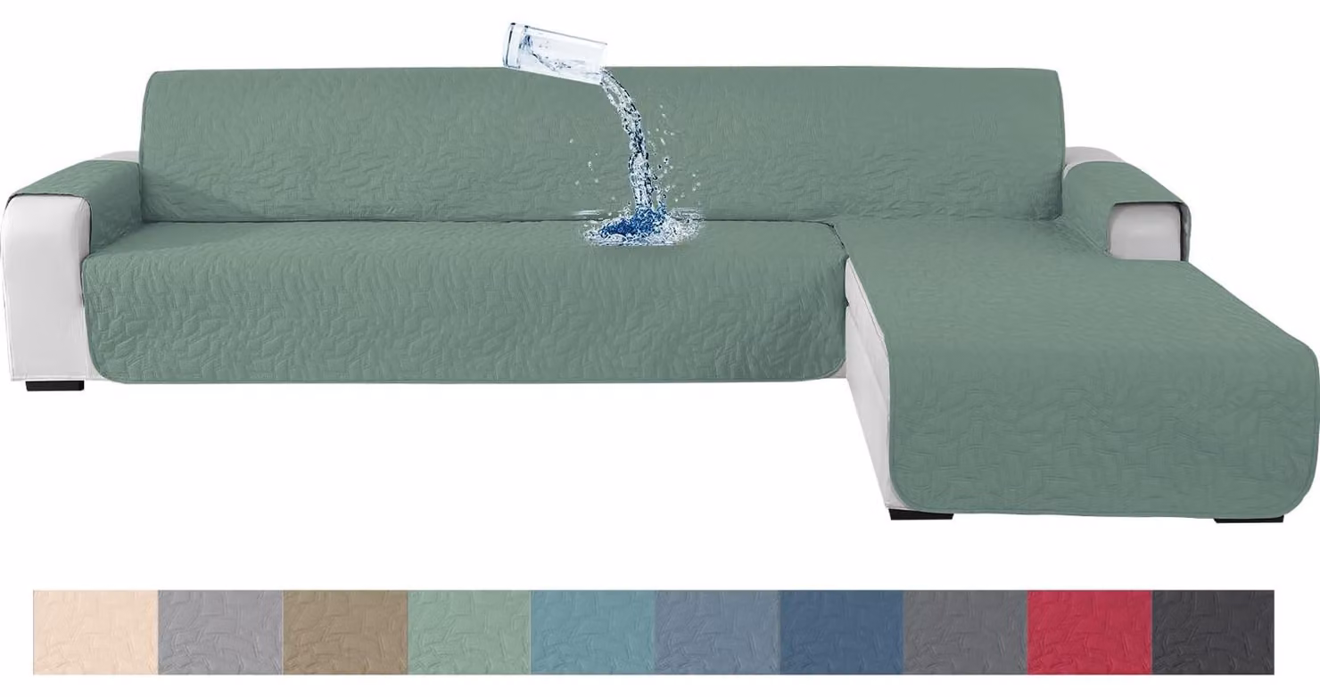 Cuscini per divani a forma di L - Impermeabili - Verde chiaro