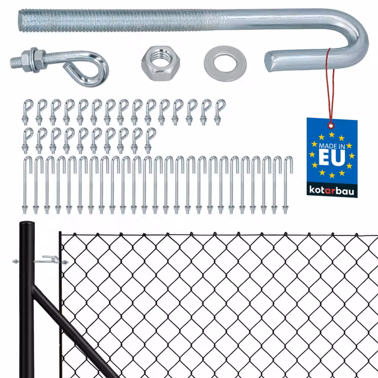 KOTARBAU® 25 Pezzi Tiranti per Filo Acciaio M10 Tenditore Filo Tendicavo per Filo Acciaio Tendifilo Aperto con Vite di Fissaggio Chiusa
