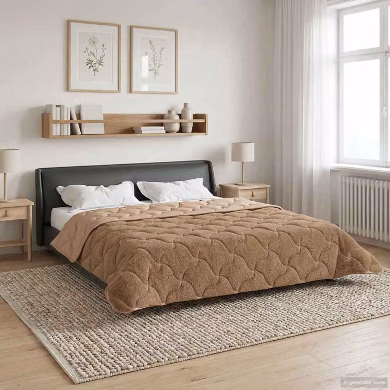Piumone Completo Annuale vidaXL in Microfibra Traspirante e Reversibile L/P: 200 x 240 cm
