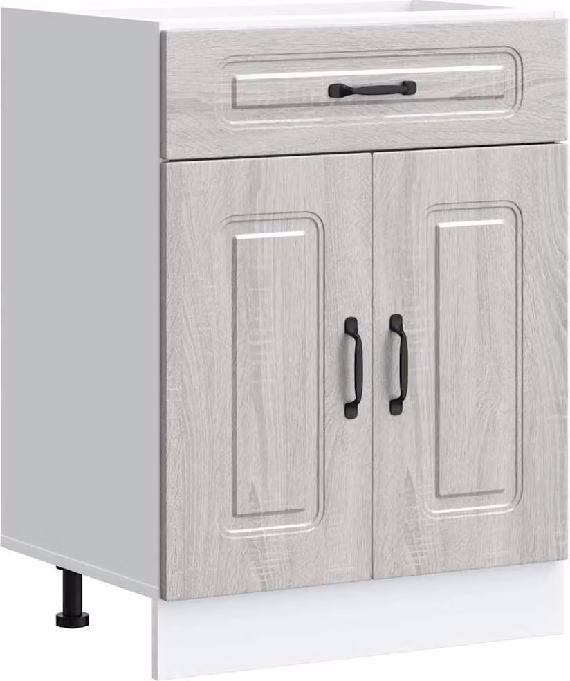 Base da Cucina Kalmar Grigio Sonoma in Legno Multistrato