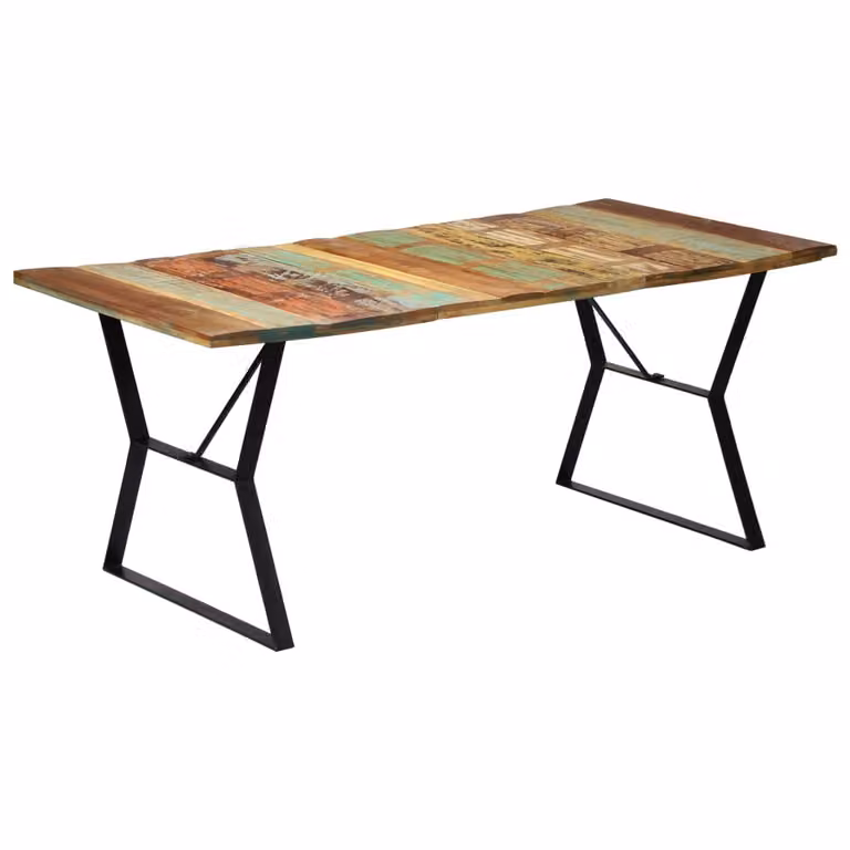 Maison Exclusive - Tavolo da pranzo 180x90x76 cm in legno massello di recupero