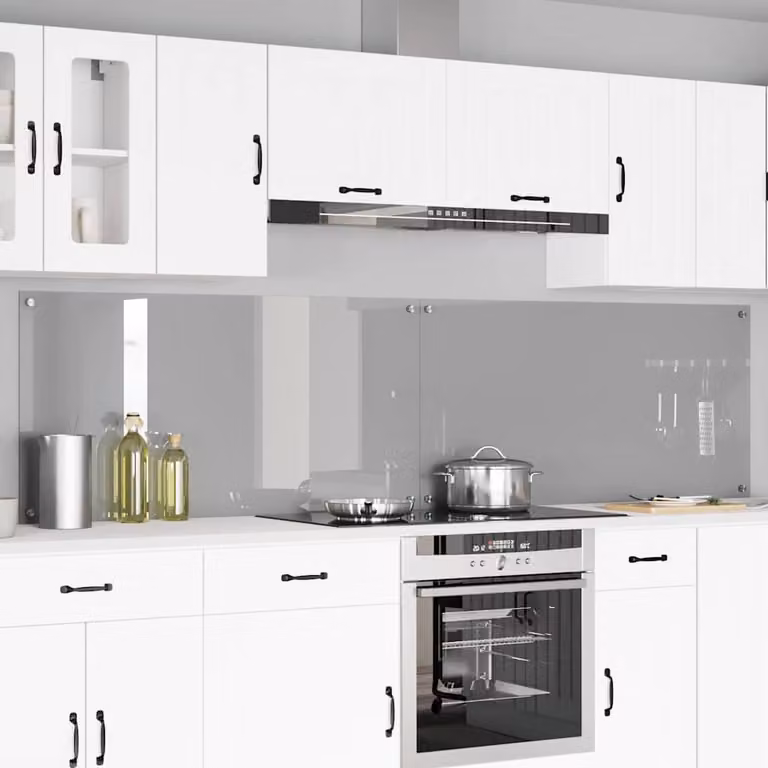 Set di 2 schienali da cucina vidaXL colore grigio chiaro, L: 120 cm, H: 60 cm