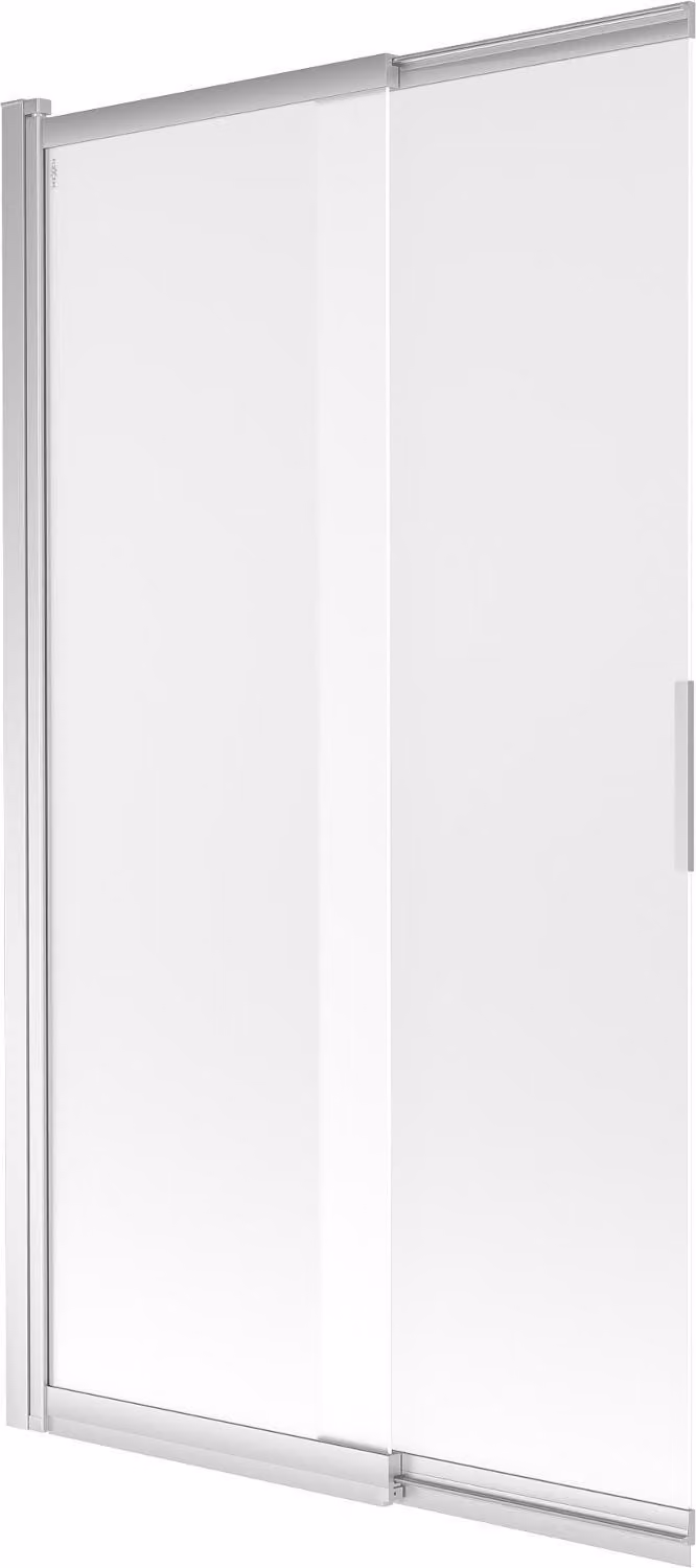 Mexen Fox paratia per vasca da bagno a 2 ante scorrevoli 100 x 150 cm, smerigliato, cromo - 891-100-002-01-30