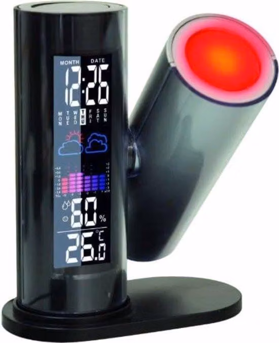 Sveglie digitali con funzione di proiezione - Orologio digitale - Stazione meteorologica