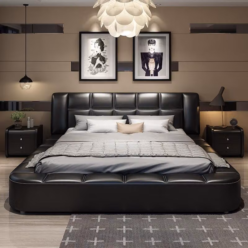 Luxur Polsterbett Designbett Textil Betten Doppelbett Bett Ehebett Design Luxus