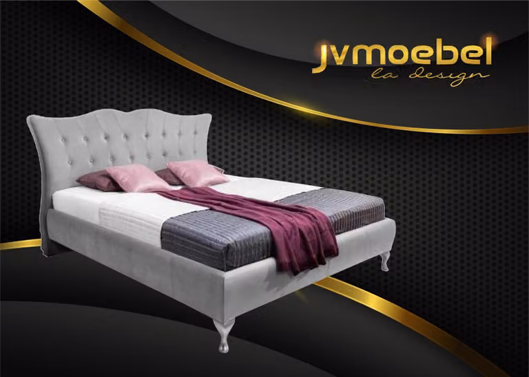 Klassische Schlafzimmer Betten Textil Bett Stoff Chesterfield 140x200 Doppelbett
