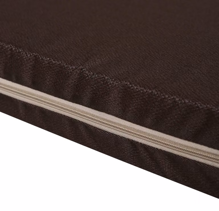 Cuccia per cani, dimensioni 90 x 60 x 7,5 cm, realizzata in memory foam, con rivestimento impermeabile, colore marrone, per uso interno