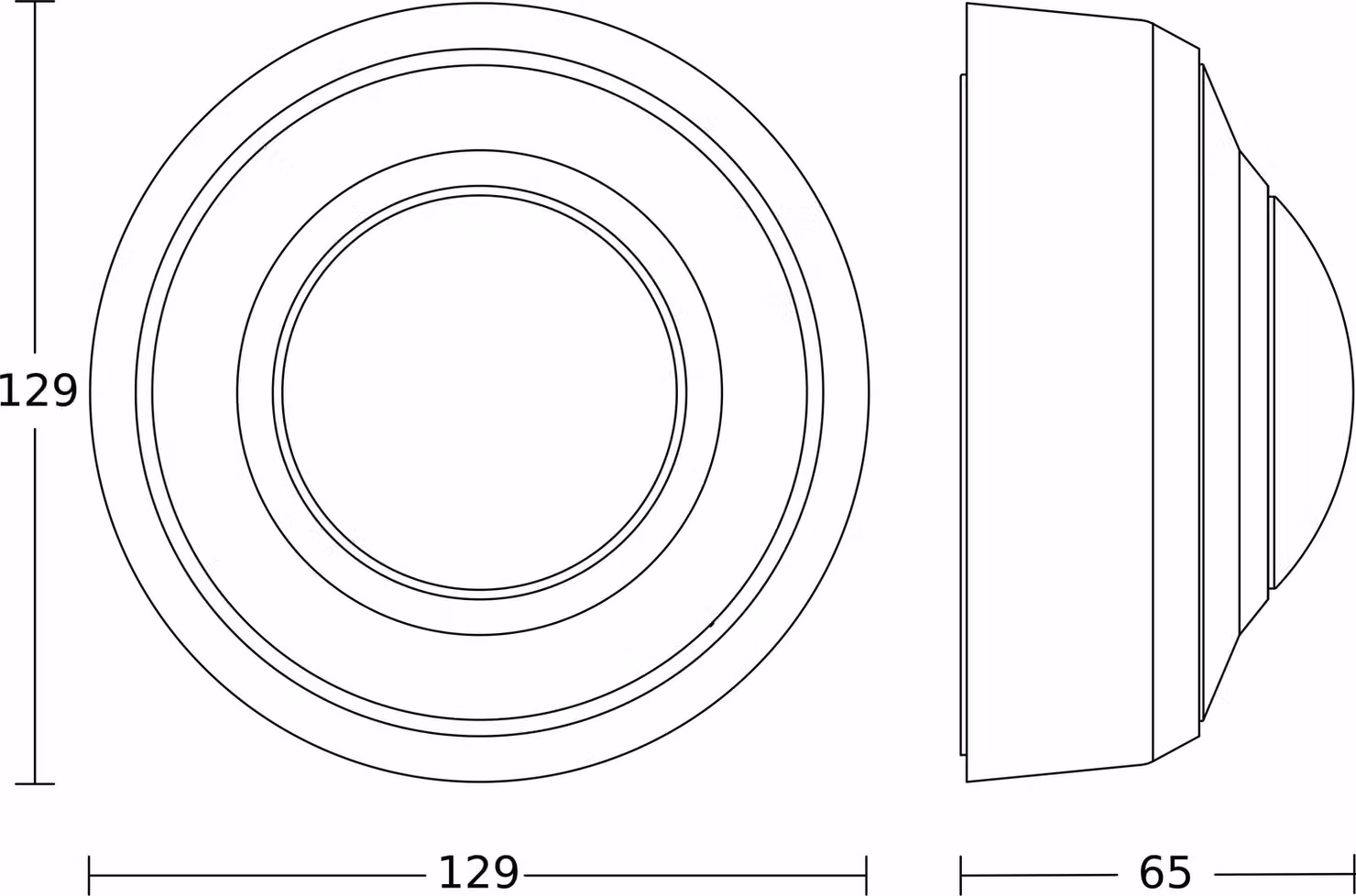 Rivelatore di presenza IR Steinel AP PD IR4360-8 #085049 (085049)