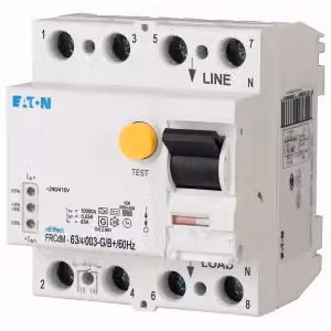 Interruttore differenziale digitale Eaton, sensibile a tutte le correnti, 63 A, 4 poli, 30 mA, tipo G/B+, 60 Hz 180425