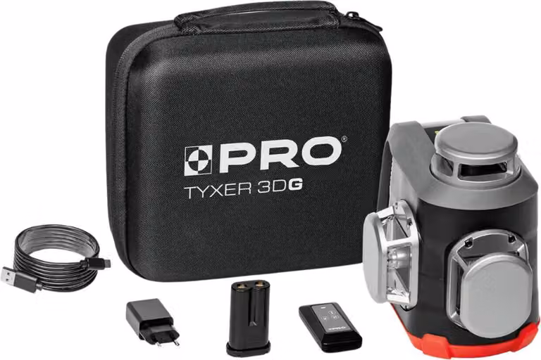 Laser multilinea con raggio verde TYXER 3DG PRO