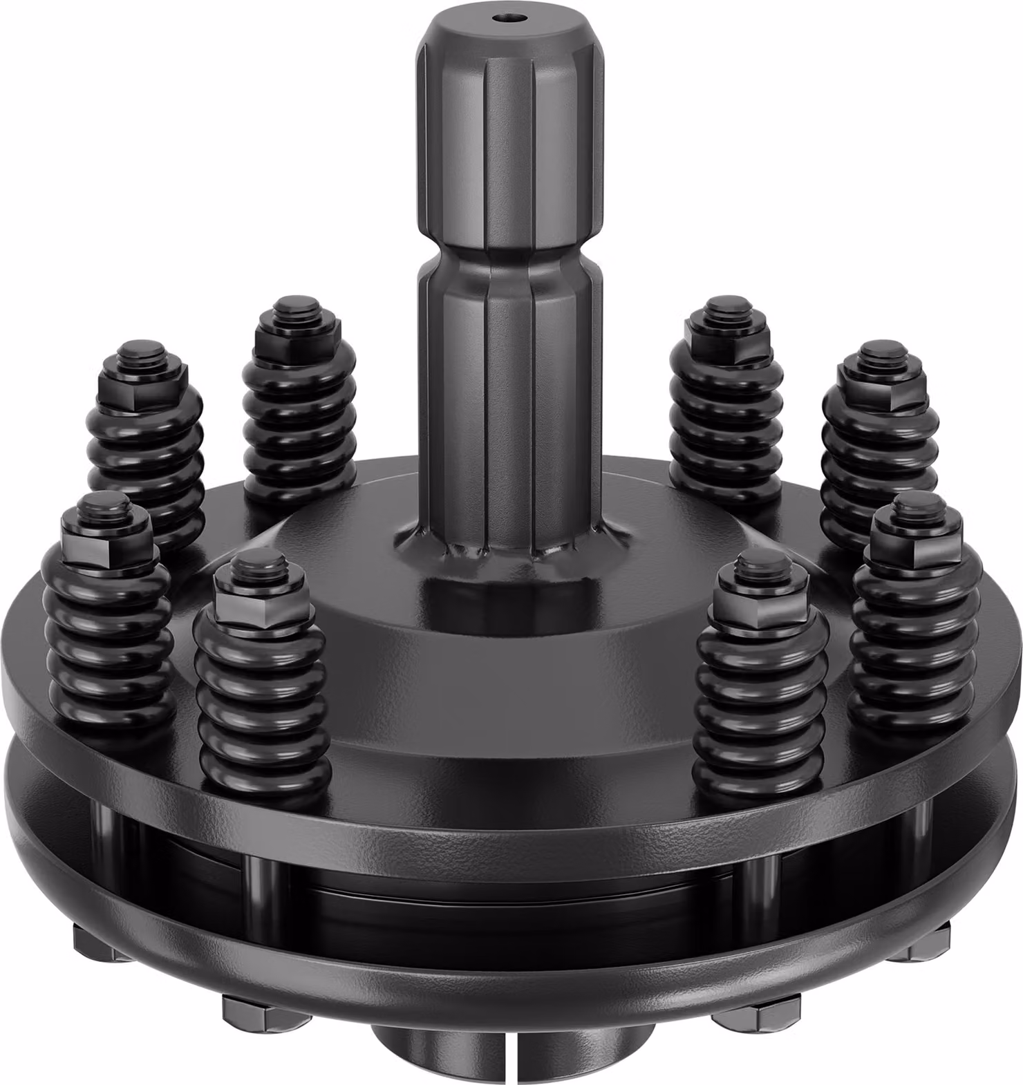 Giunto cardanico per albero scanalato a 6 denti 1 3/8" AG e IG, albero cardanico con max. 1200Nm, nero