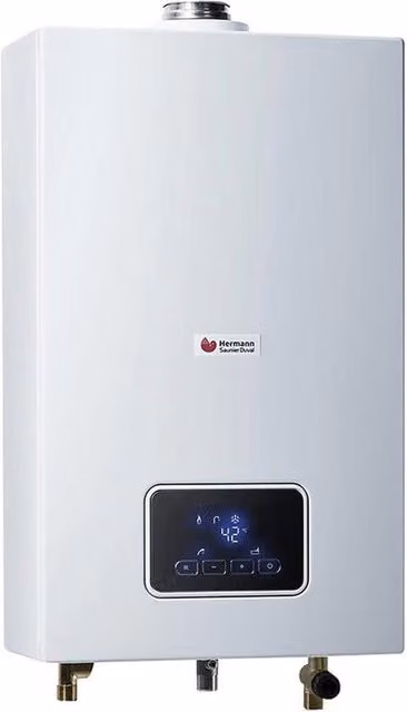 Scaldabagno a gas metano elettronico Saunier Duval Opalia 15 l/min bianco