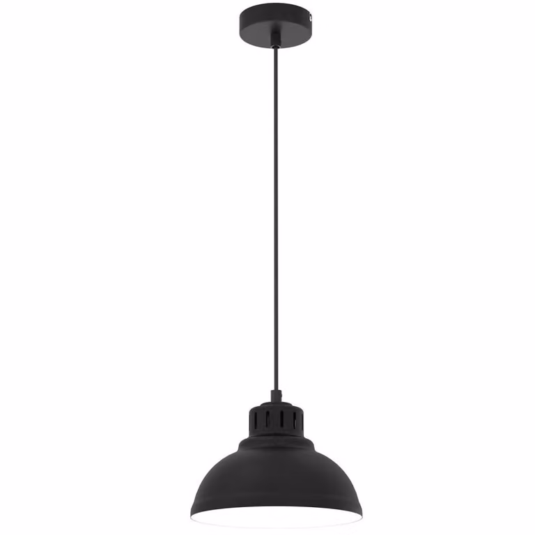 Lampada lampadario industriale Sven nero