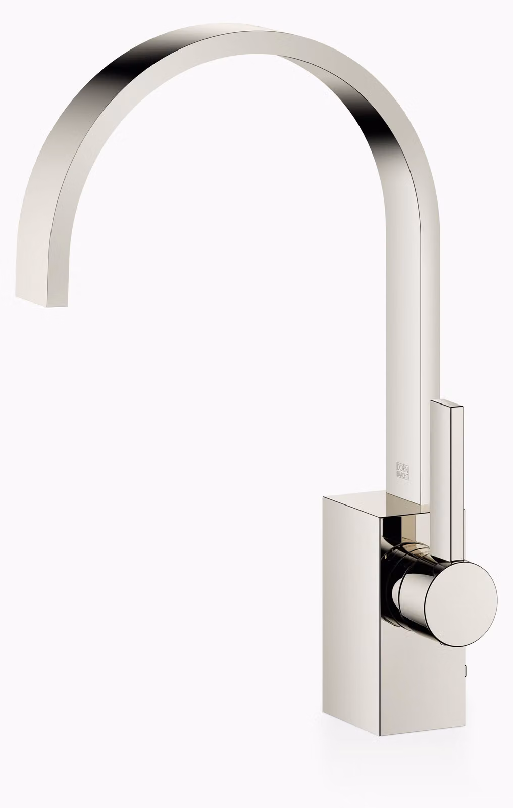 Dornbracht MEM Mitigeur monocommandé pour lavabos avec garniture d'écoulement, saillie 200mm, 33501782-08, 33501782-08