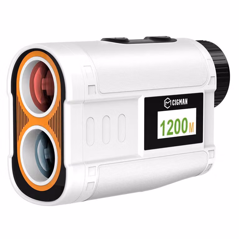 Telemetro da golf CIGMAN CT-1200, 1200 m, display a colori esterno, Slope, magnete
