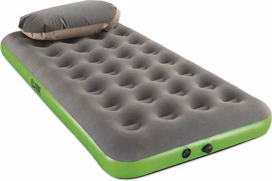 Materassino gonfiabile singolo con cuscino e pompa ad aria integrata - 188 x 99 x 22 cm