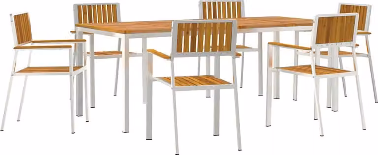 Set da pranzo per esterni 7 pcs