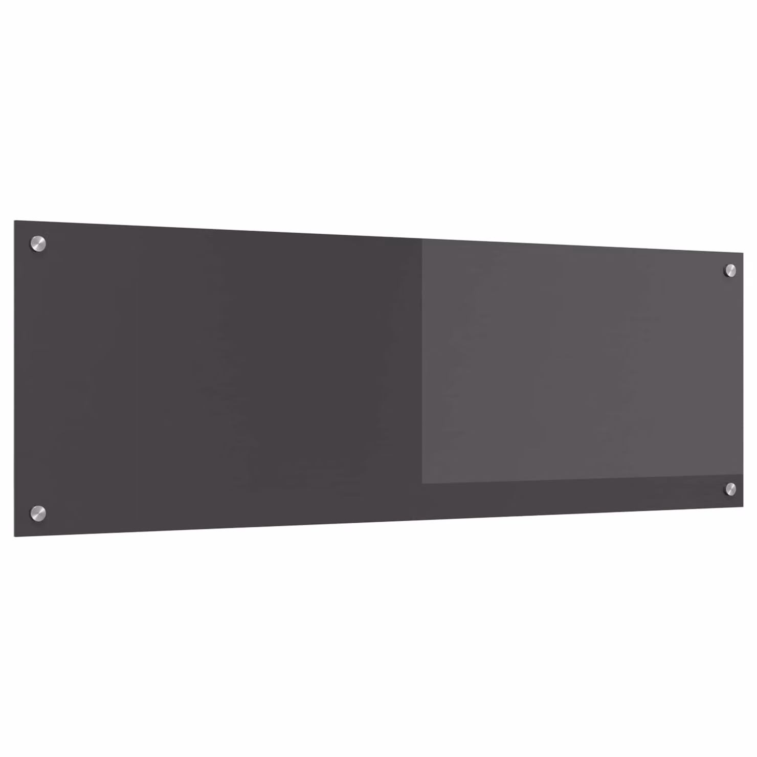 Schienale da cucina vidaXL in vetro temperato Grigio scuro L: 120 cm, H: 40 cm