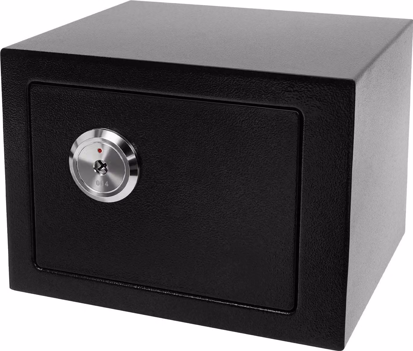Cassaforte da parete - 4,6 L - Acciaio Q235 - 3 chiavi - Impermeabile - 23×17×17 cm - Nero
