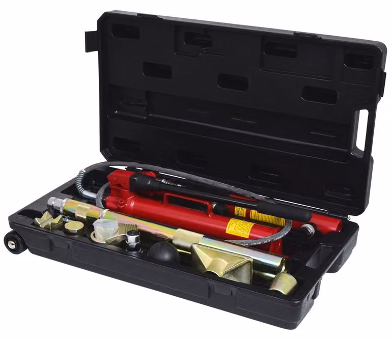 KS TOOLS Set di utensili idraulici per la raddrizzatura di automobili 10t 17t - 160.0175