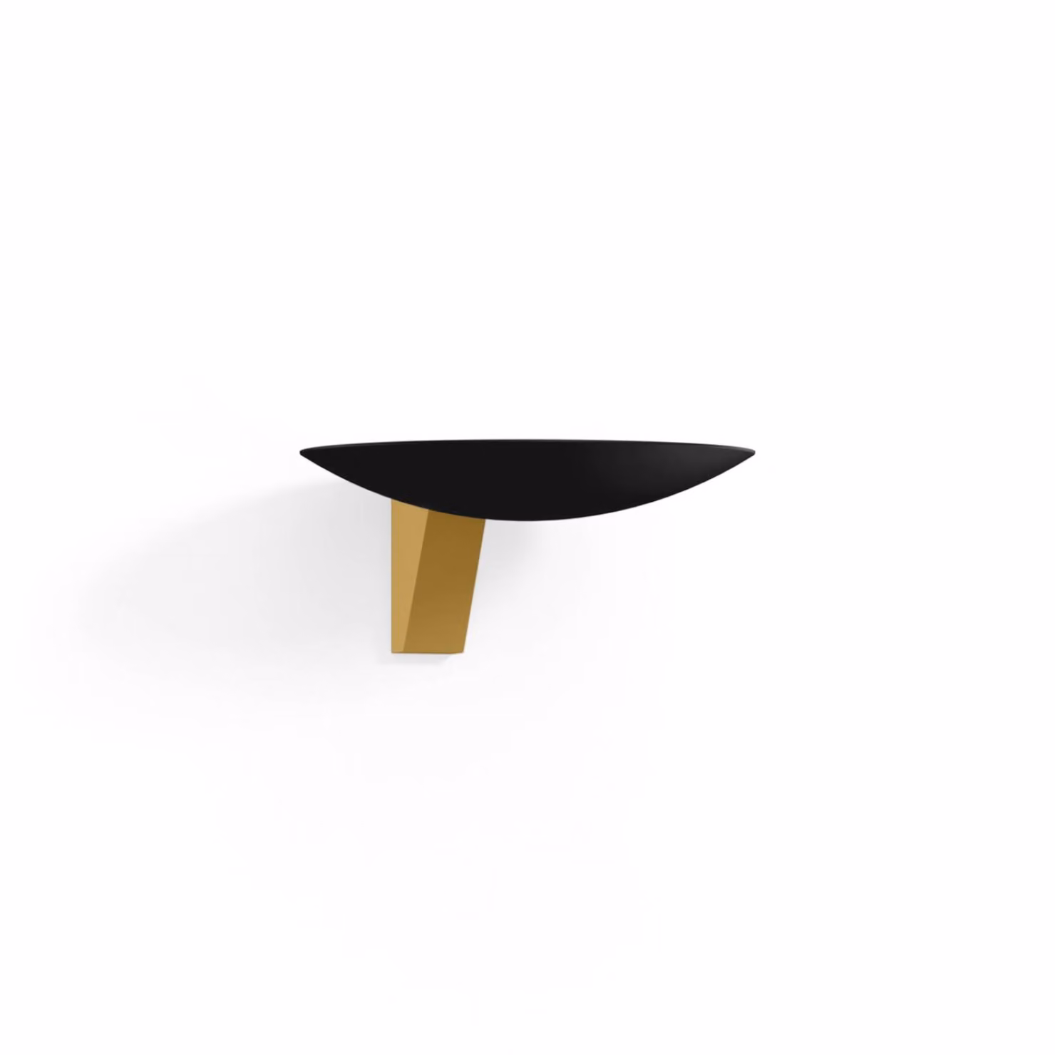 Wever & Ducré Lighting WEVER DUCRÉ Applique a LED Scava 1.0 nero/oro 2700 K 1.0, dimmerabile, Nero, Soggiorno / Sala da pranzo, Alluminio, Applique