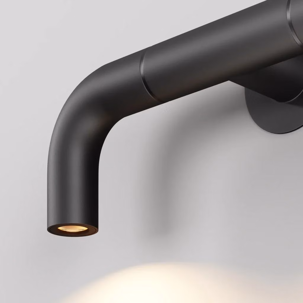 Applique Maytoni design Sleek con 2 luci LED integrati IP65 in metallo nero per esterno e interno – 2