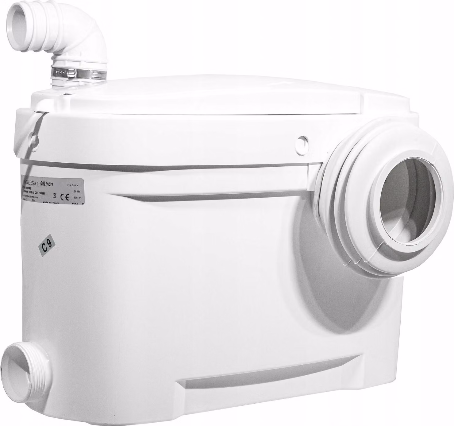 Sanigena Pompa 1 Stazione Di Pompaggio Per Acque Reflue Con Trituratore Per Wc 500W