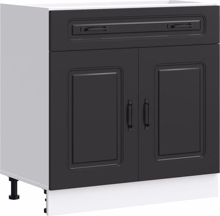 Base da Cucina Kalmar Nero in Legno Multistrato