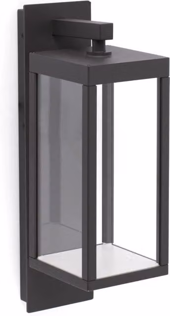 Applique LED KERALA di Faro Barcelona in metallo nero per esterno e giardino