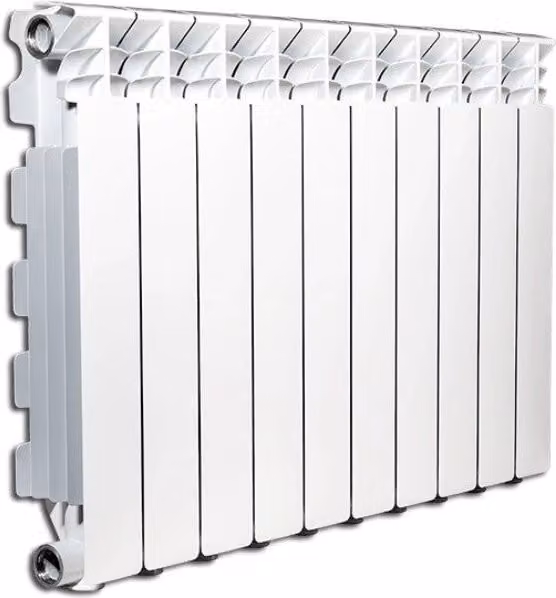 Radiatore Termosifone in alluminio Fondital EXCLUSIVO D3 bianco, 6 elementi, interasse 800 mm