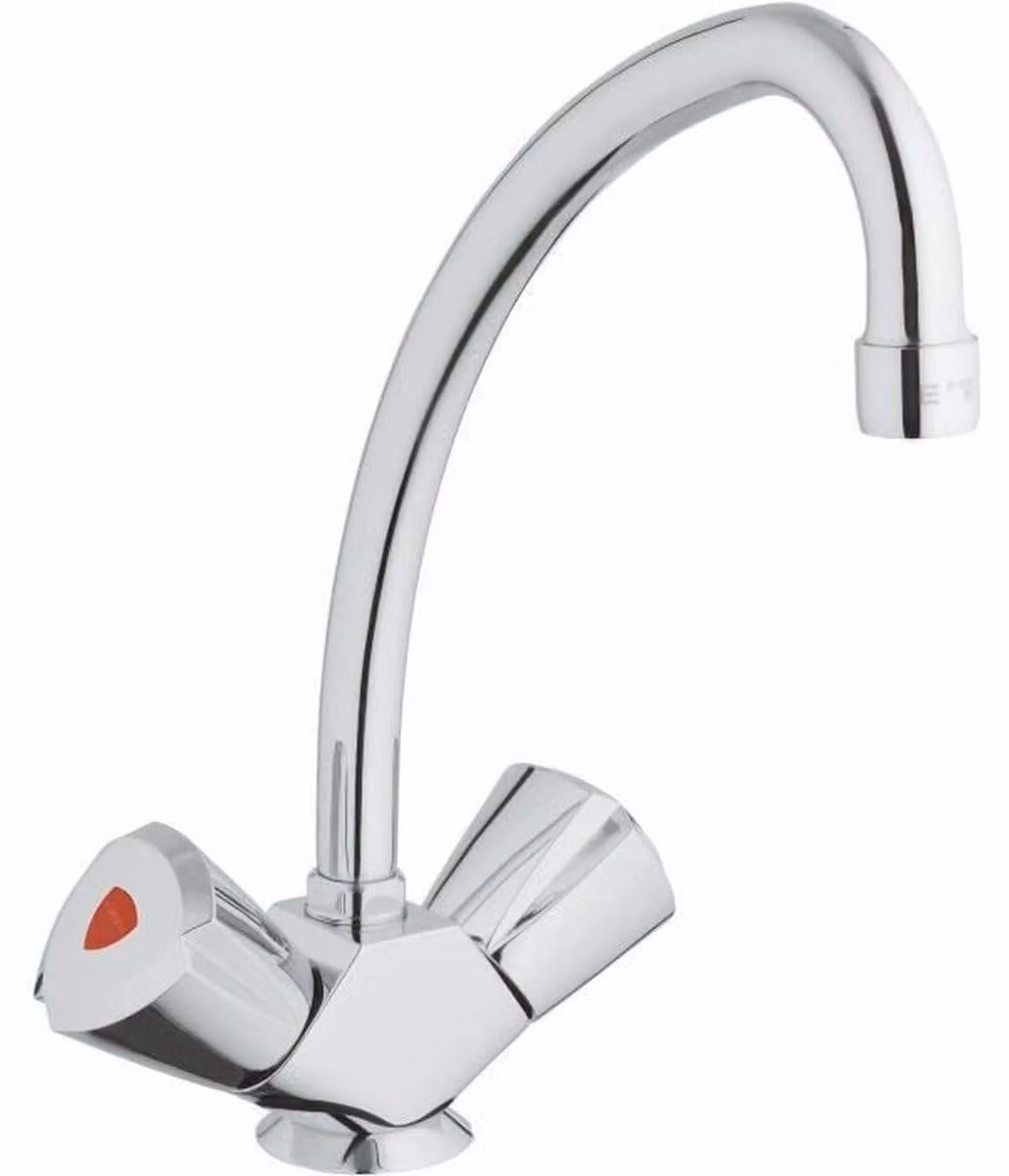 Miscelatore da cucina Costa Trend, cromo, monoblocco, da montare a pavimento